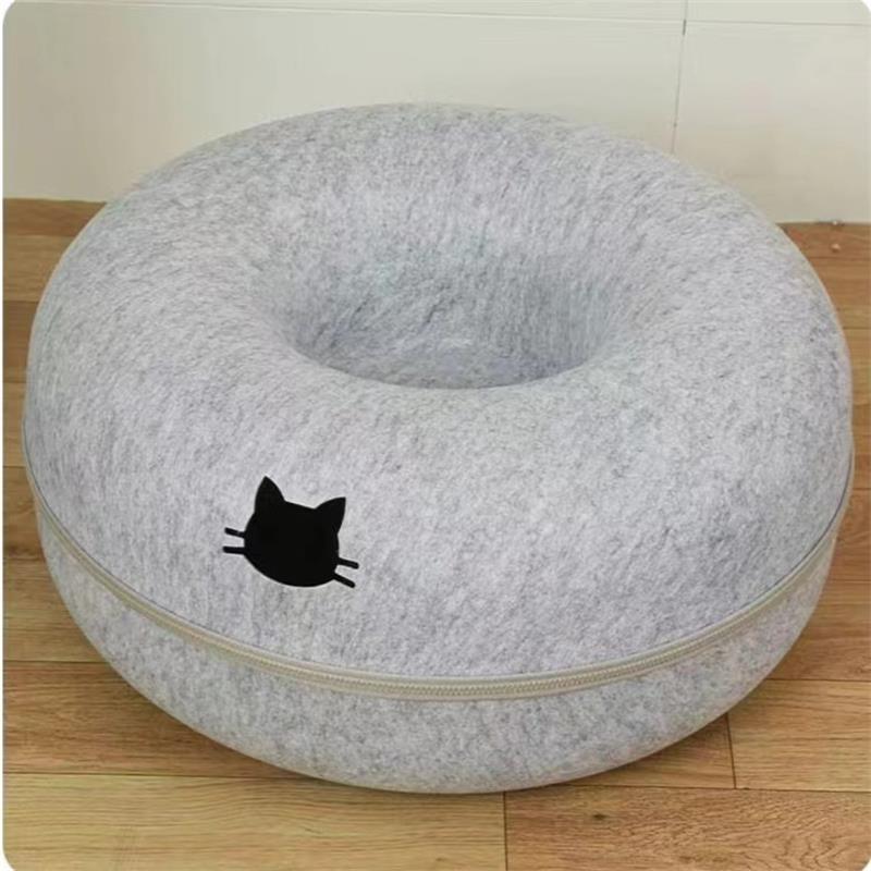 Transform Your Pet's Comfort with the Pet Bed Comfortable Round Tunnel