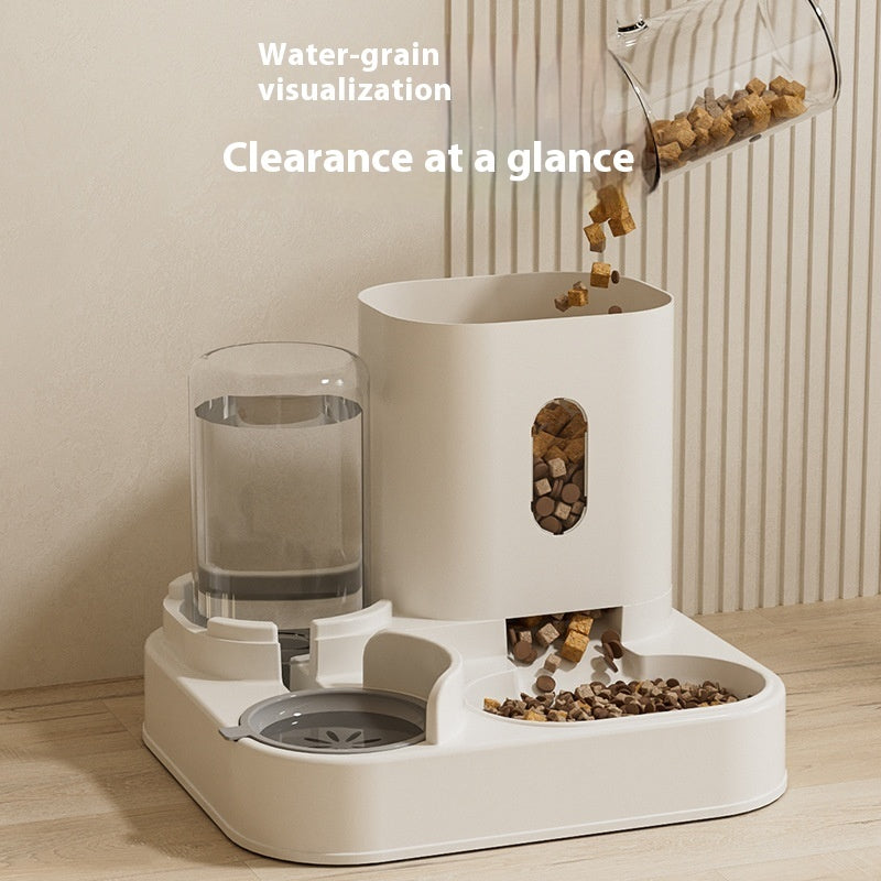 Automatic Pet Feeding Water Feeder Bowl